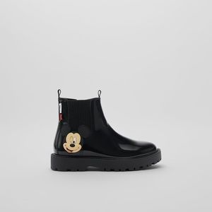 Zara Mickey Mouse Disney Patent Boots